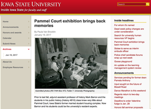  Media about Pammel Court Physical Exhibit