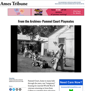 From the Archives: Pammel Court Playmates