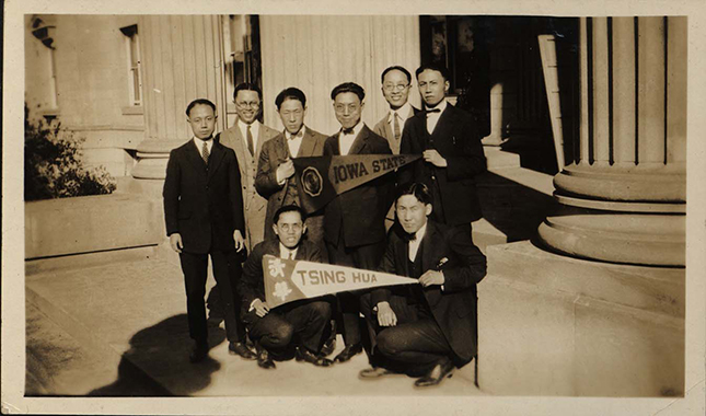 group of Tsinghua University graduates who attended Iowa State