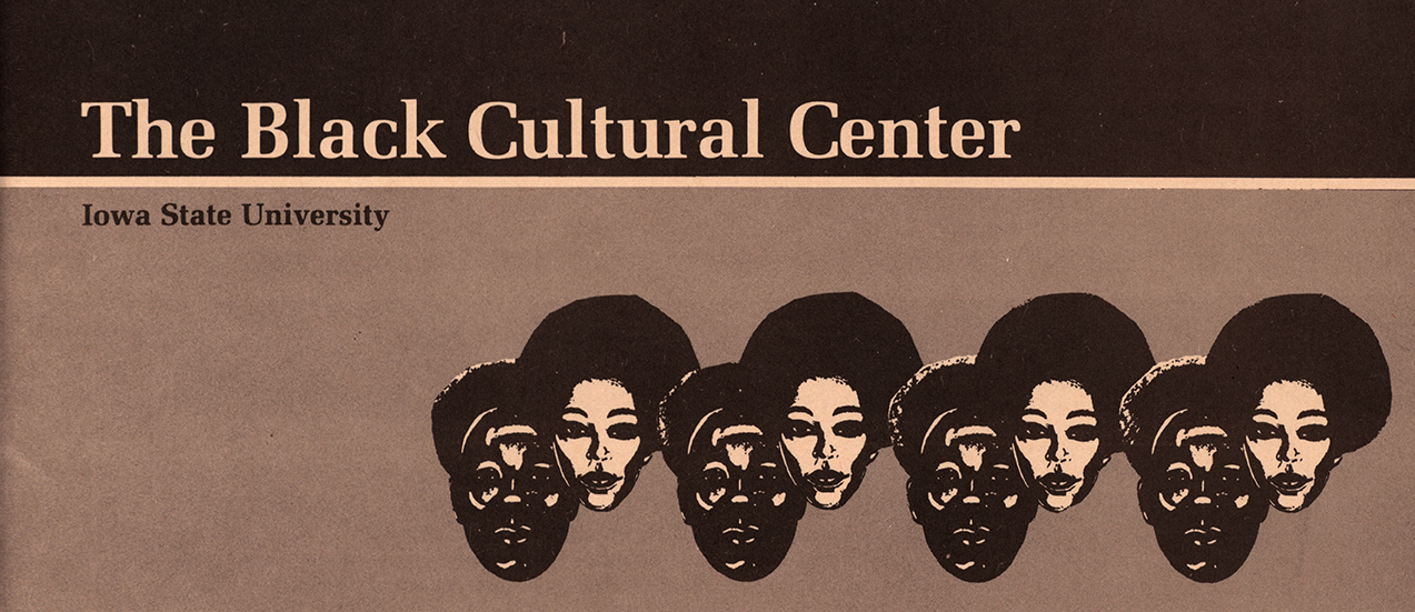 Image of the cover of a Black Cultural Center brochure