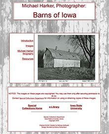 Michael Harker, Photographer: Barns of Iowa
